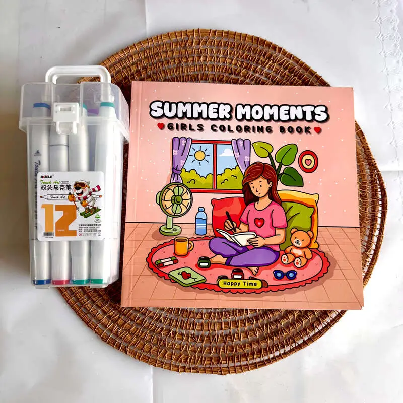 Summer Moment Book + Baile 12 Shades Marker