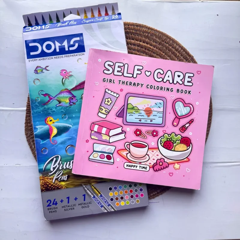 Doms 26 Marker + Self Care Coloring book (Copy)