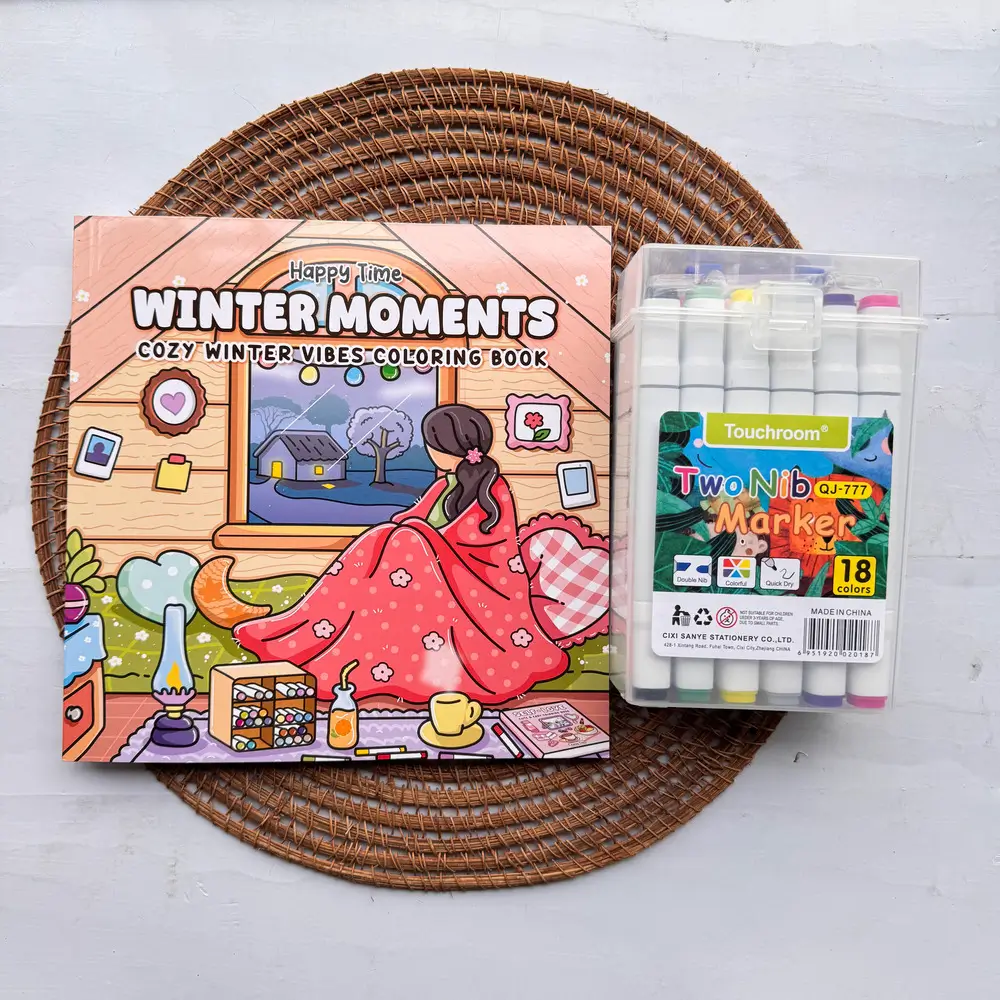 Winter Moments Book + Touchroom 18 Shades Marker