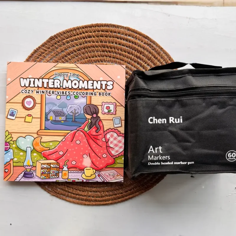Winter Moments Book + Chen Rui 60 Shades Marker