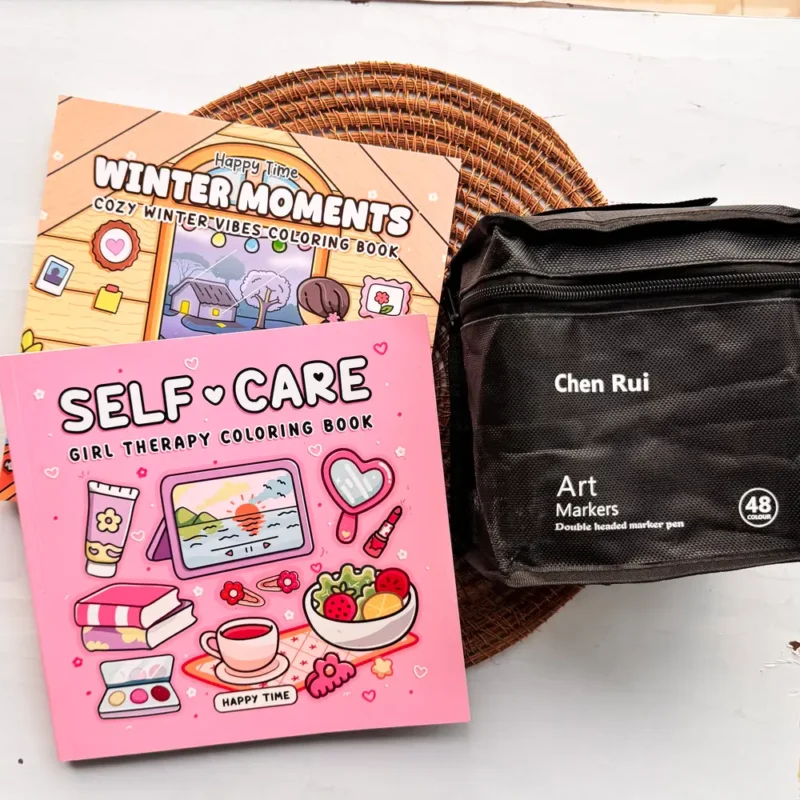 Self Book + Winter Book + Chen Rui 48 Shades Marker