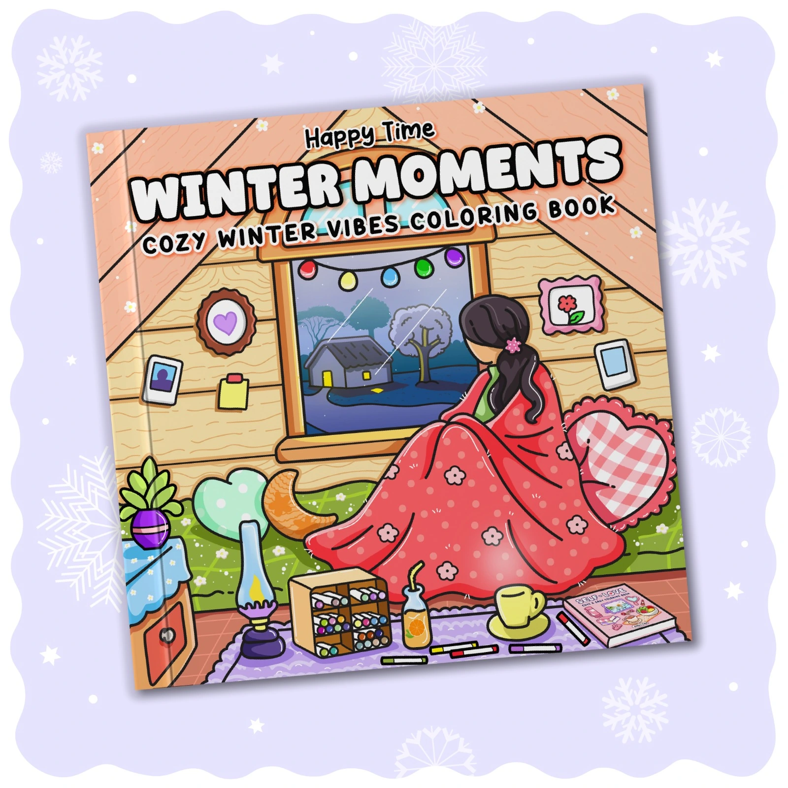 Winter Moments Colorings Book