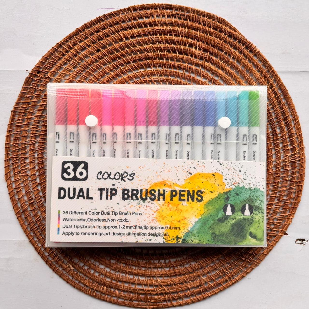 Dual tip Brush pen 36 Shades Marker