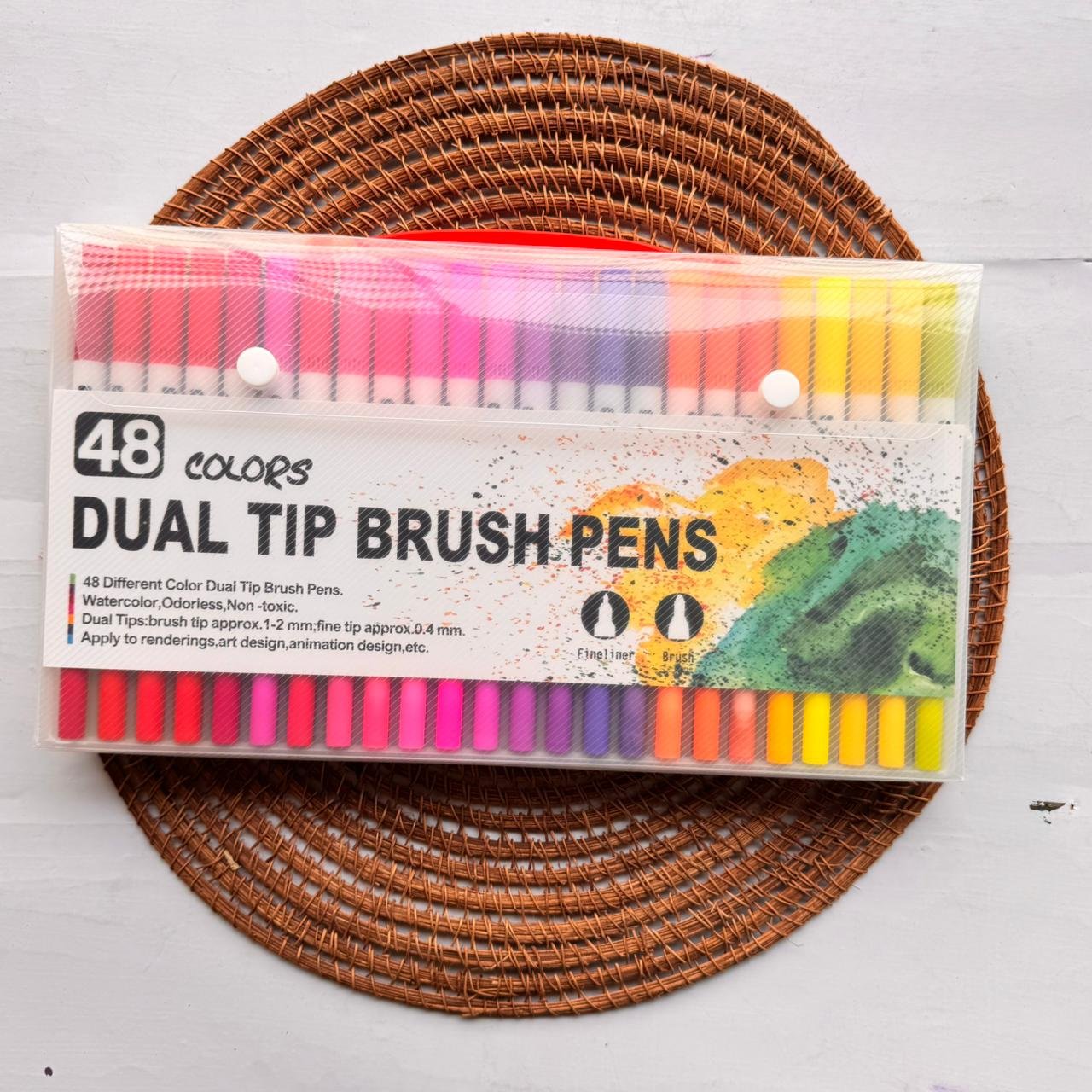 Dual tip Brush pen 48 Shades Marker
